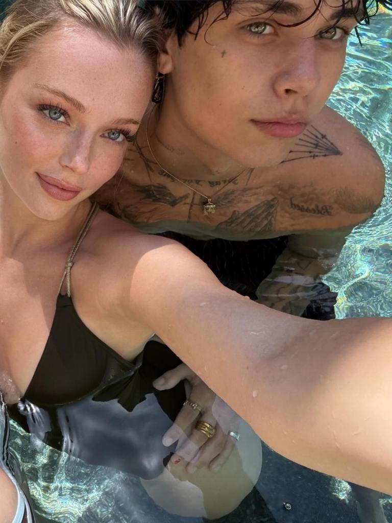 Landon Barker celebrates girlfriend Skyla Sanders's birthday.