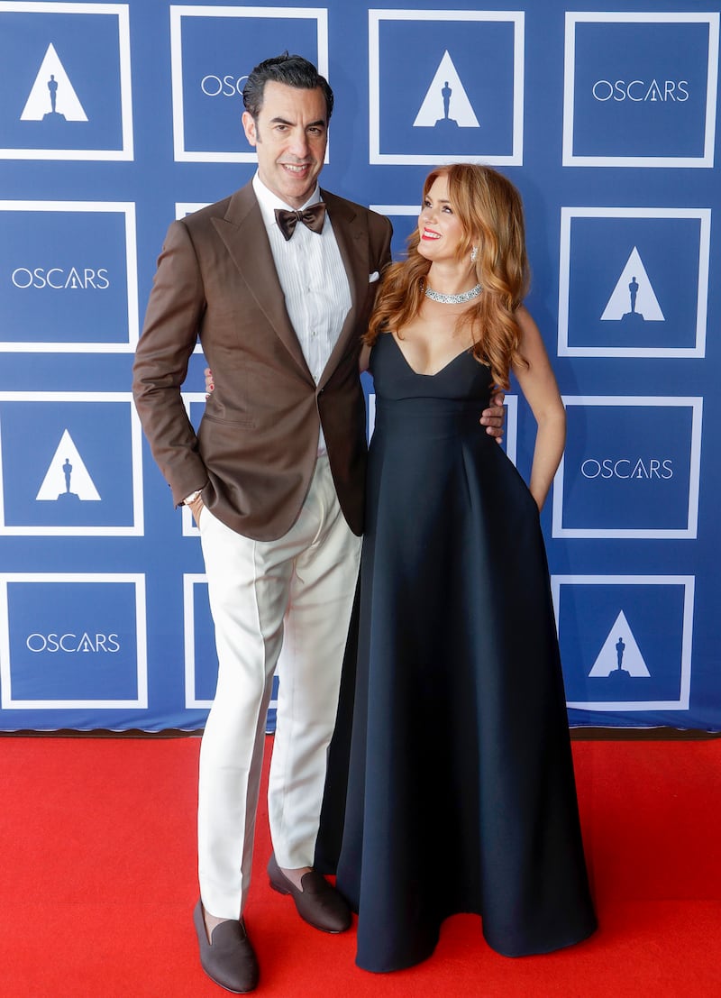 Sacha Baron Cohen and Isla Fisher