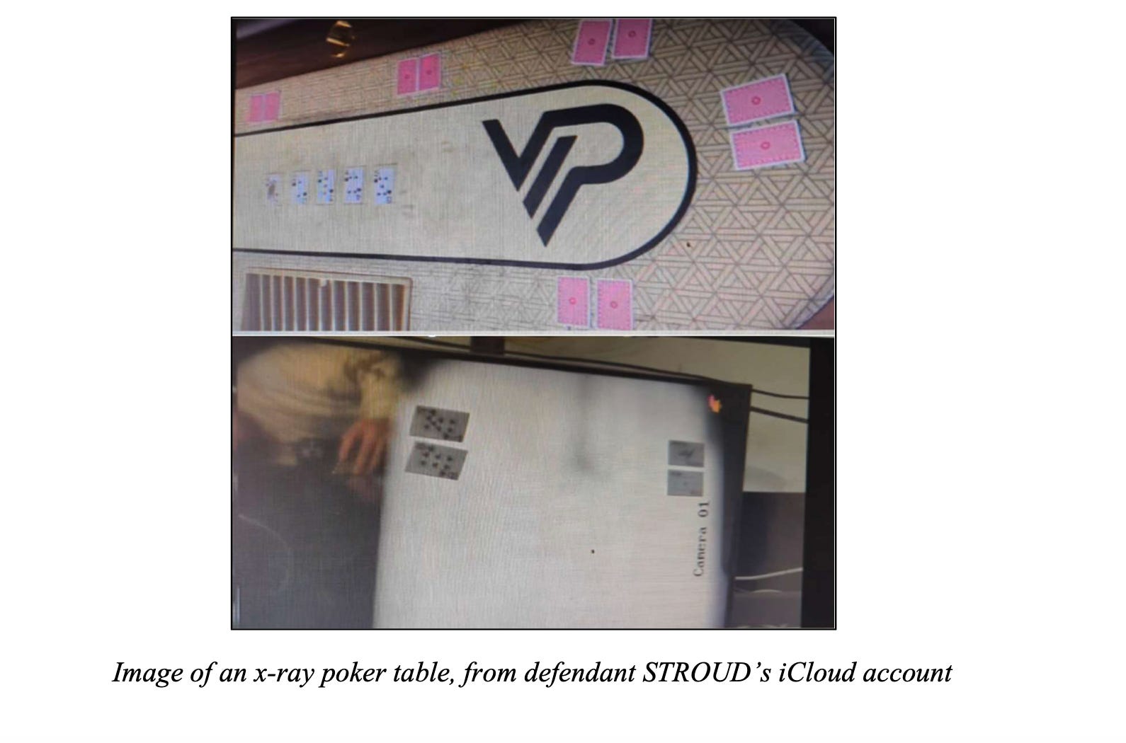 X-ray poker table.