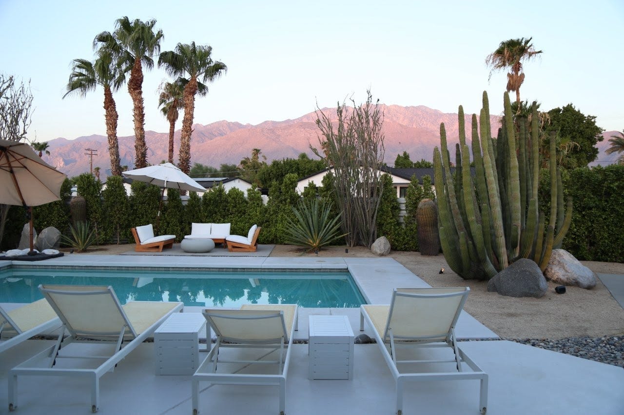 Pool in the desert.