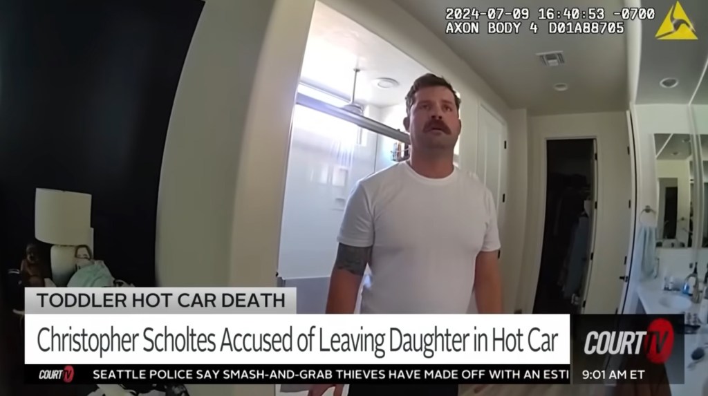 Christopher Scholtes facing first-degree murder charges in the hot car death of his daughter Parker.