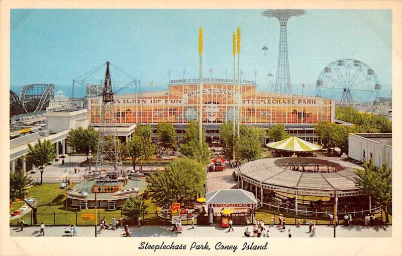 A Steeplechase Park, Coney Island postcard.