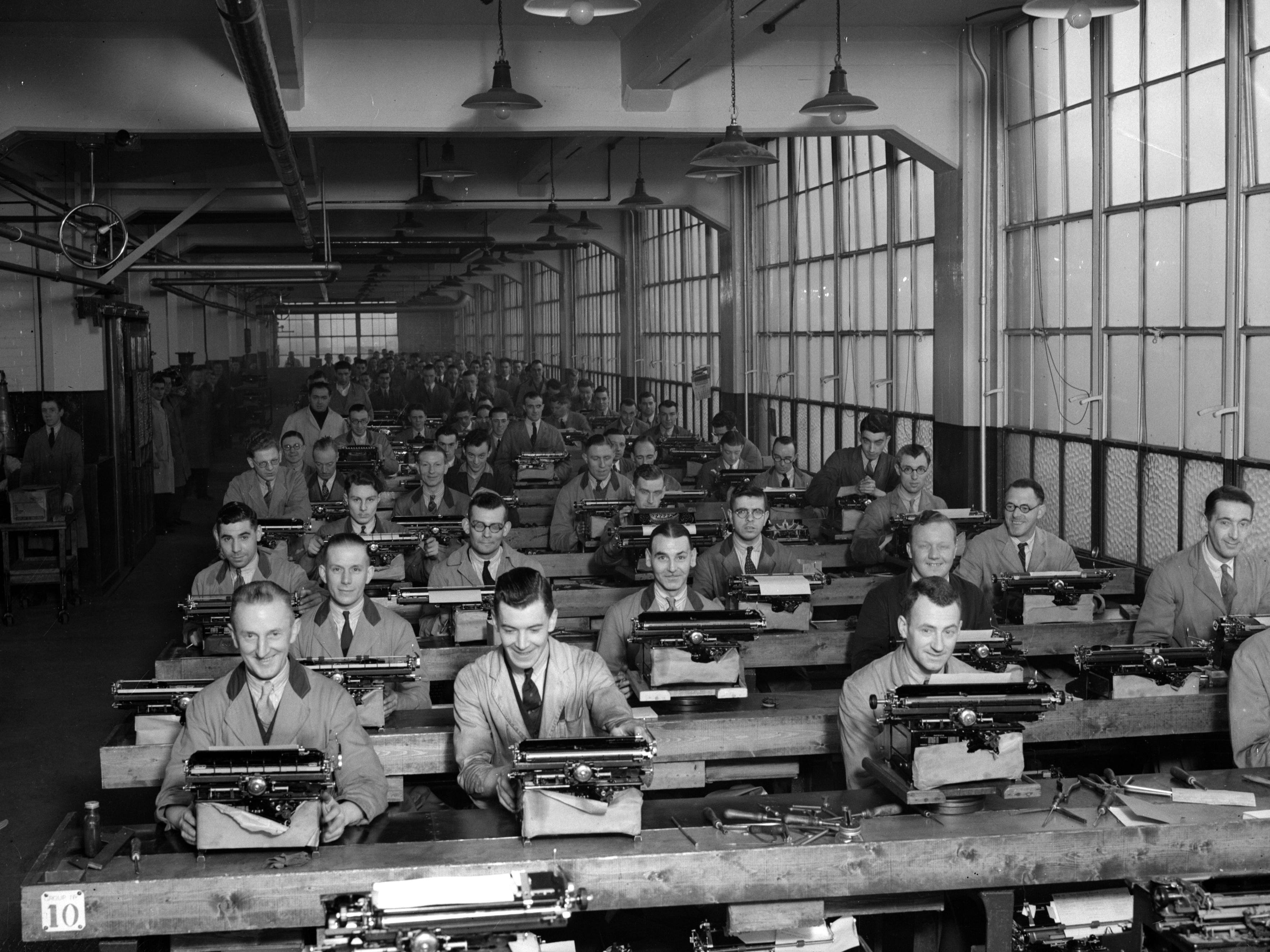 typewriter factory