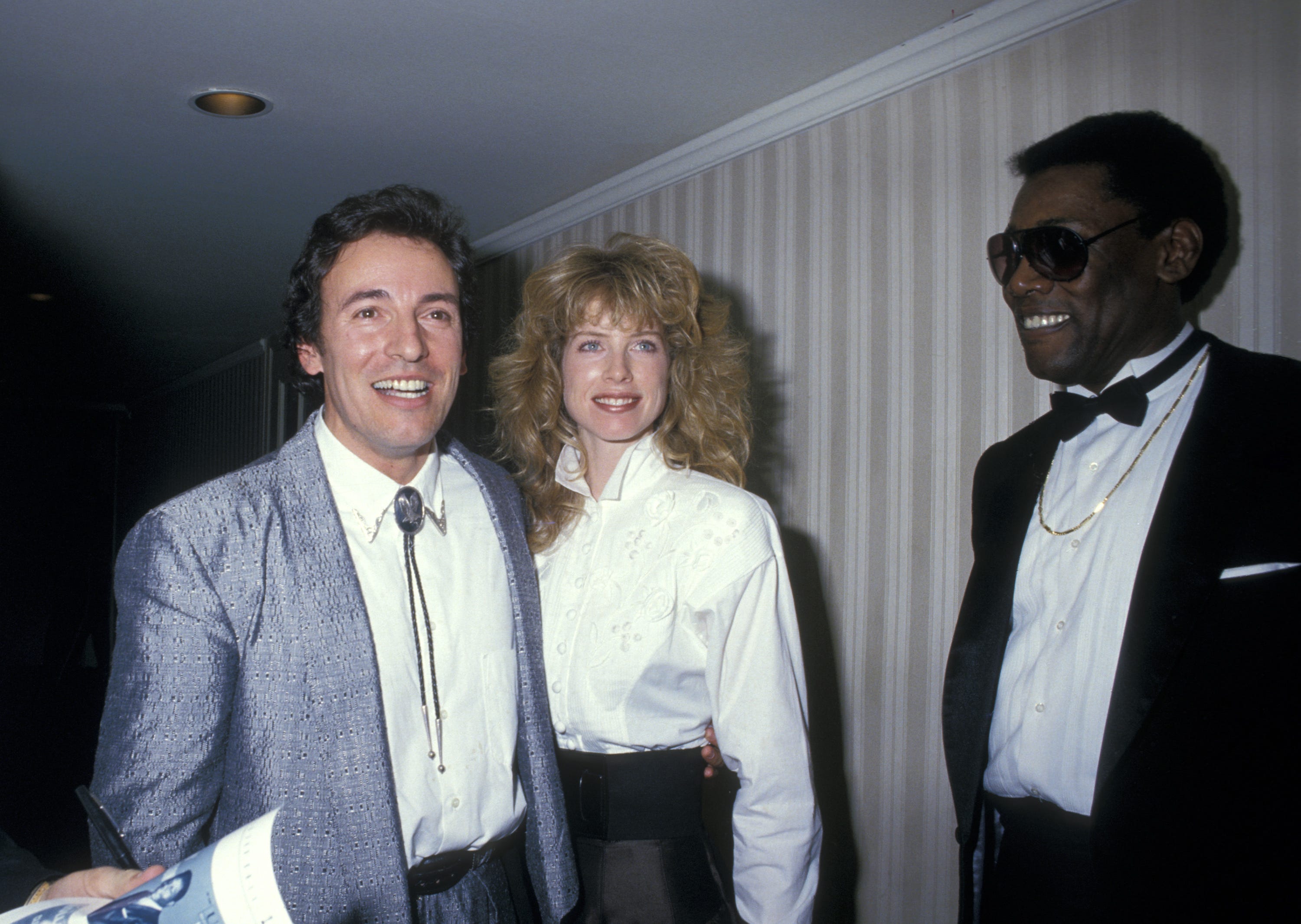 Bruce Springsteen and Julianne Phillips at the third annual Rock & Roll Hall of Fame Awards in 1988.