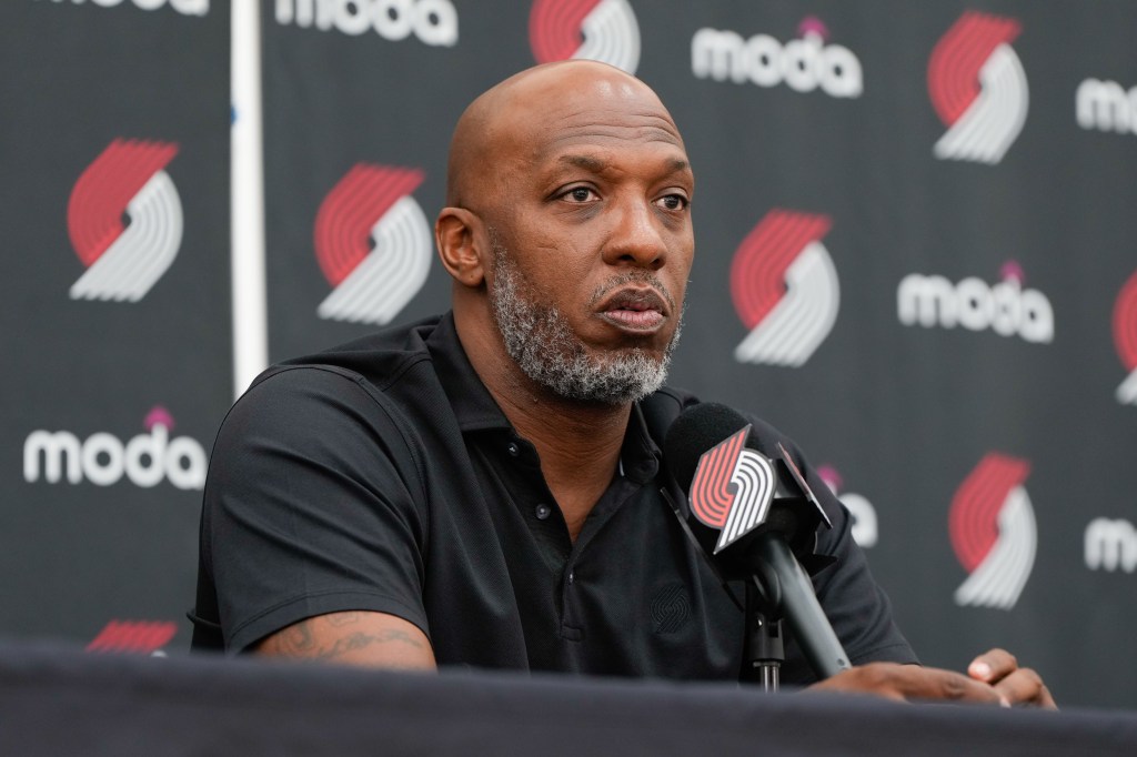 Portland Trail Blazers head coach Chauncey Billups