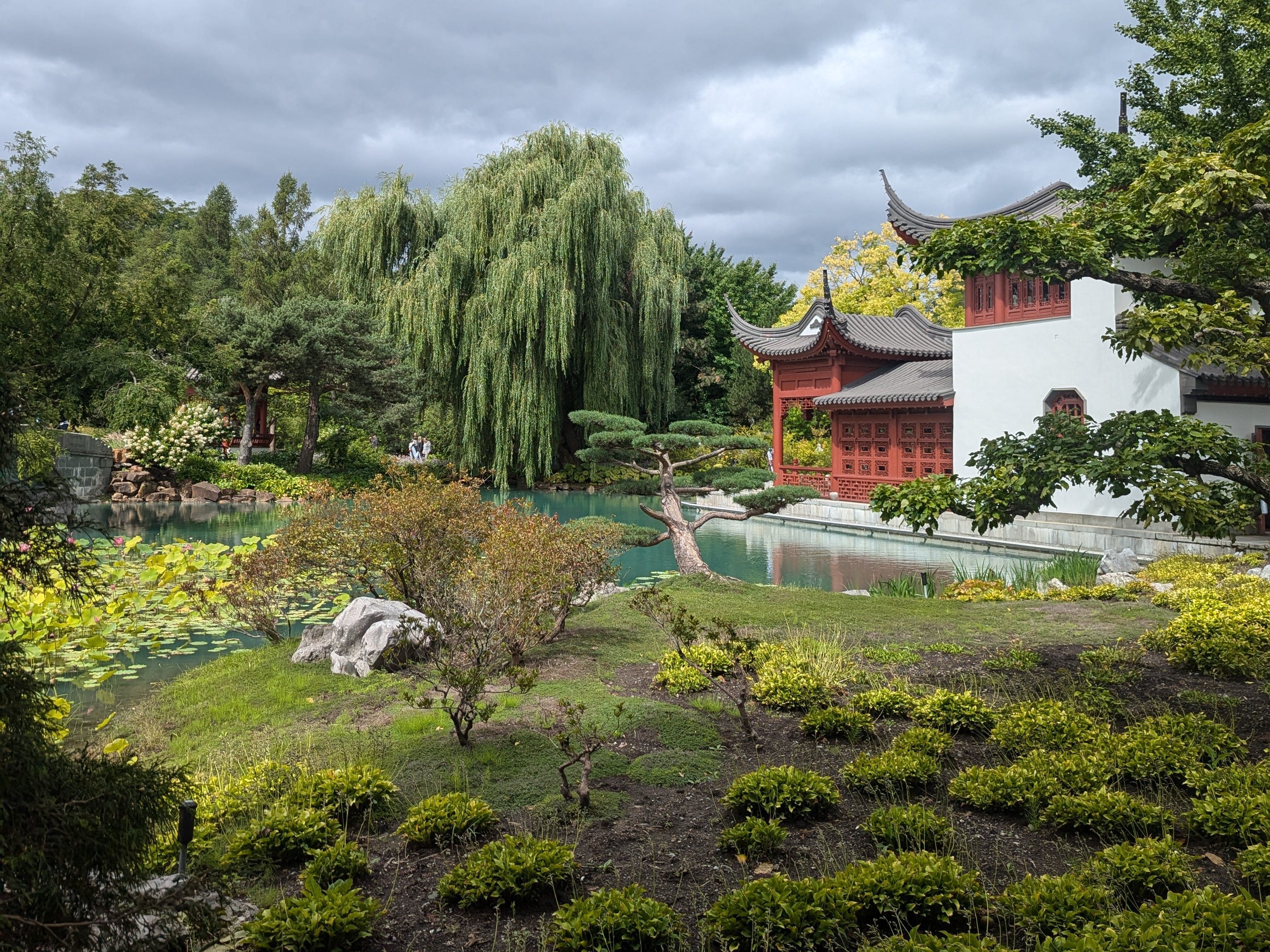 A picture of the Montreal Botanic Garden.