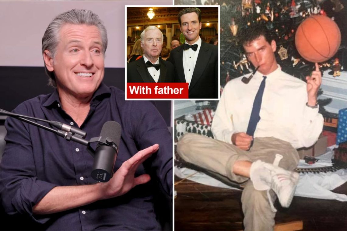 Gavin Newsom’s story about ‘hustling’ to pay the bills raises eyebrows — given his family’s ties to billionaire heir