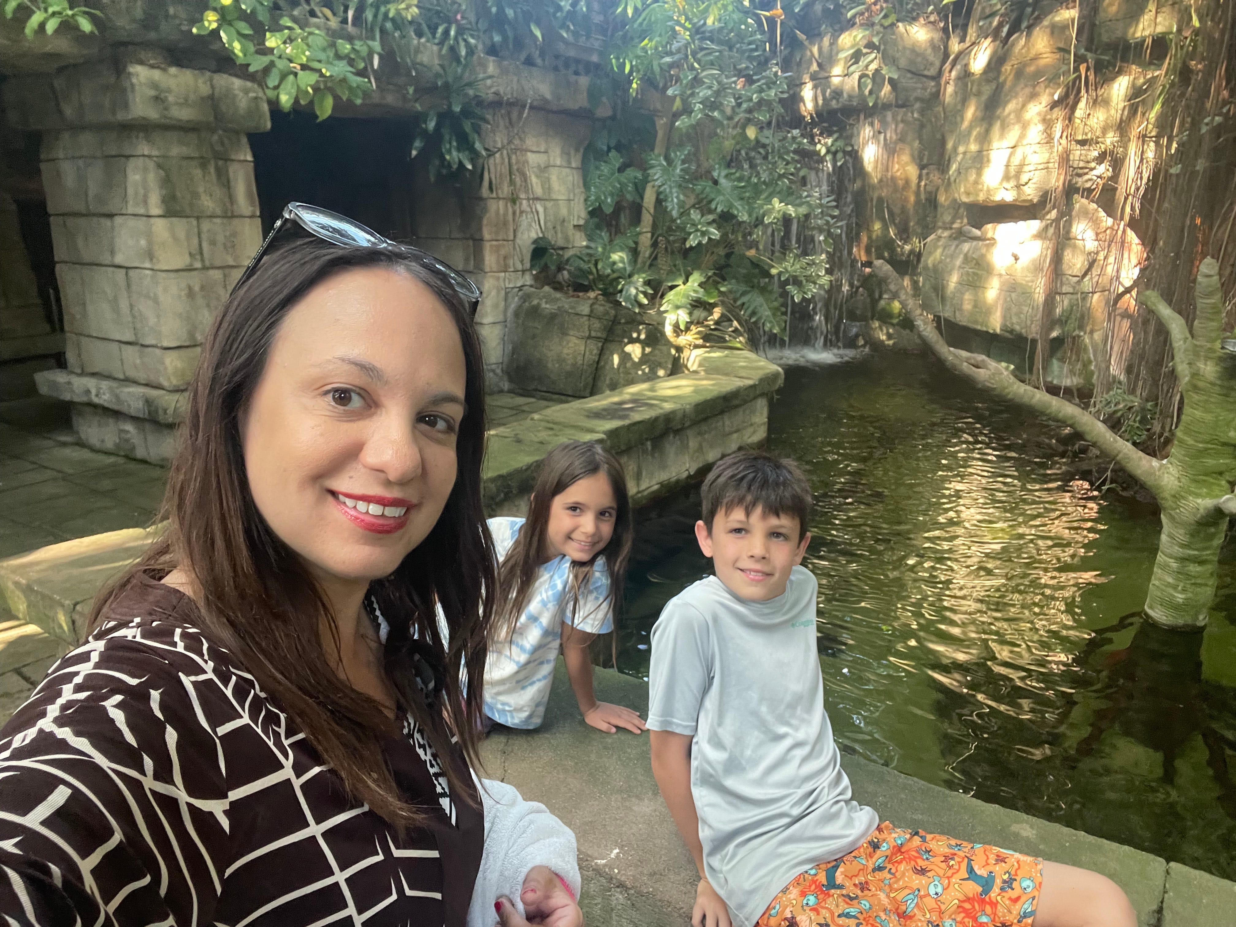 Mom and kids