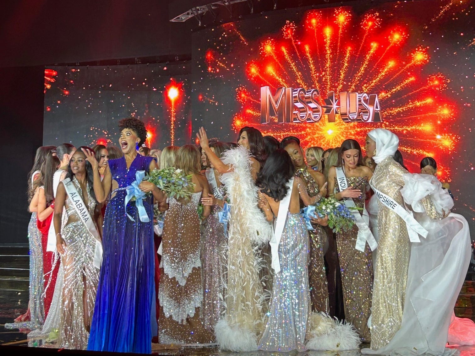 The Miss USA 2025 contestants after the finals.