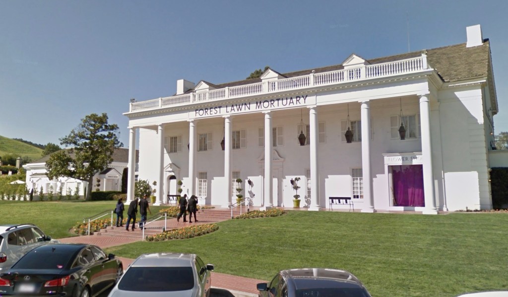 Forest Lawn Mortuary in West Covina, California.