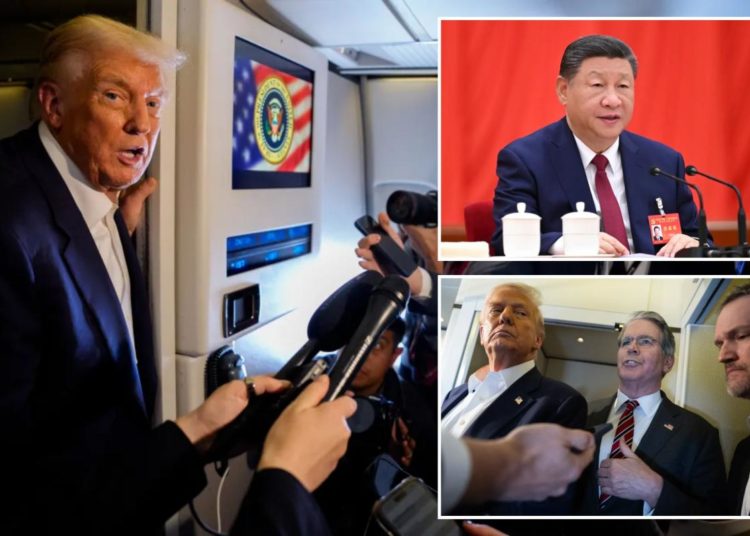 Trump predicts ‘successful transaction’ with China ahead of Xi summit