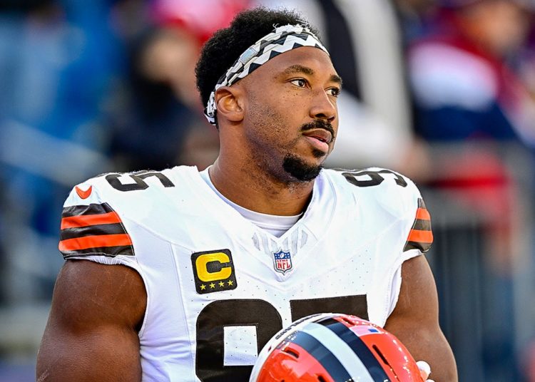 Browns’ Myles Garrett says he’d ‘throw the whole performance away for a win’ after record 5-sack game