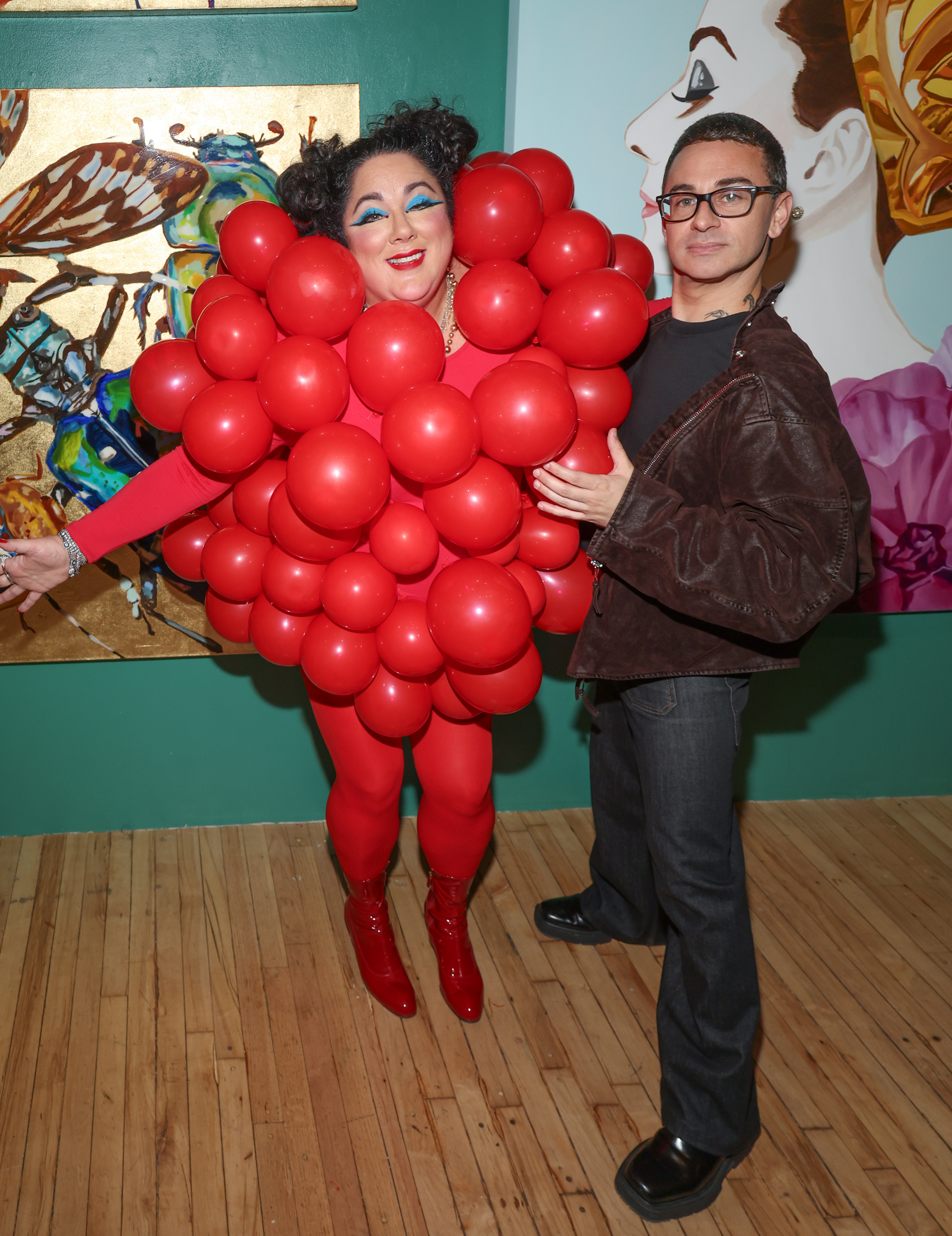 Ashley Longshore and Christian Siriano