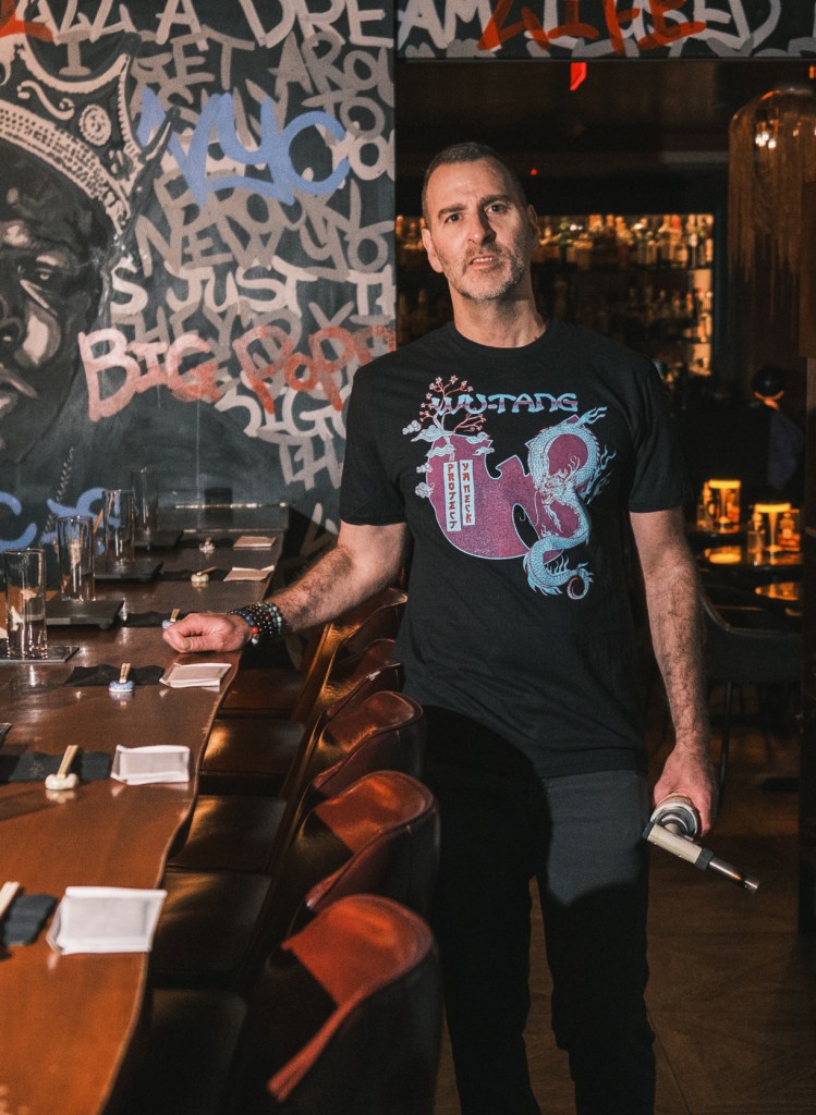 Richie Romero at his sushi bar