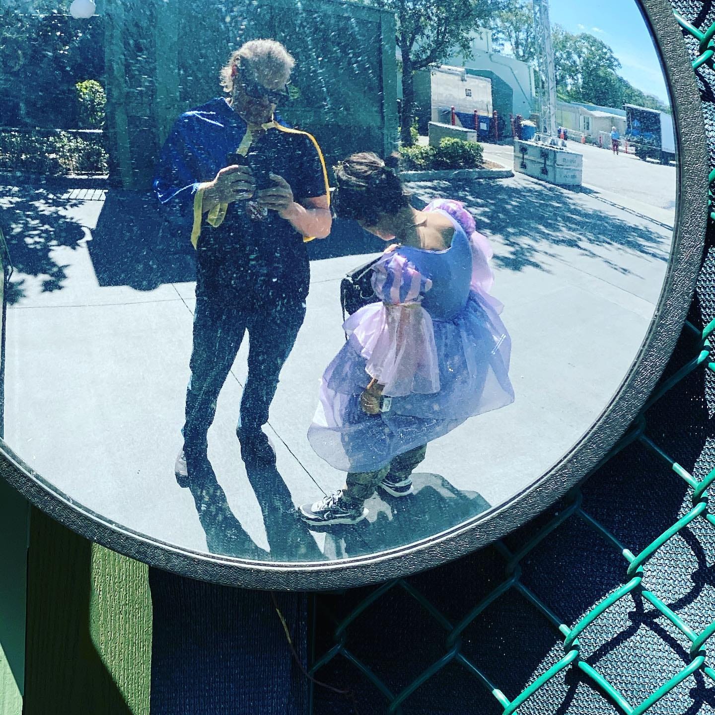 David Harbour and Lily Allen in an Instagram post from October 28, 2019.