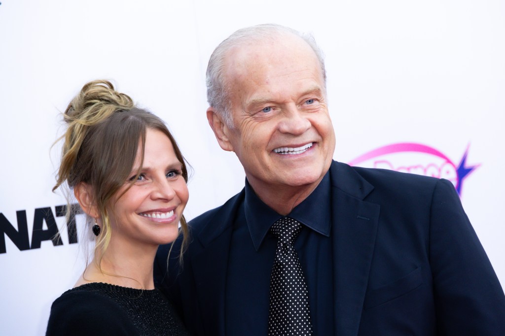 Kelsey Grammer and Kayte Walsh in February 2024