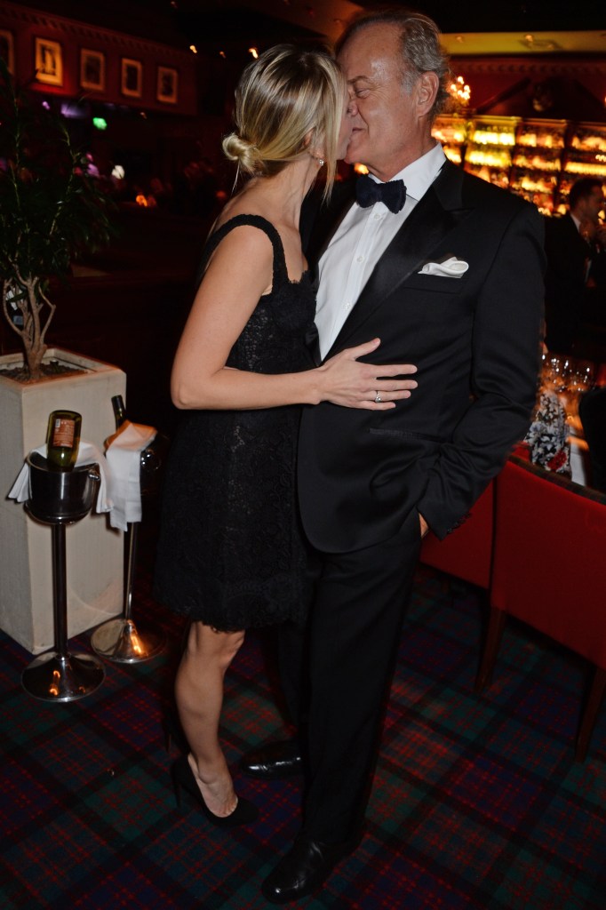 Kelsey Grammer and Kayte Walsh in December 2018