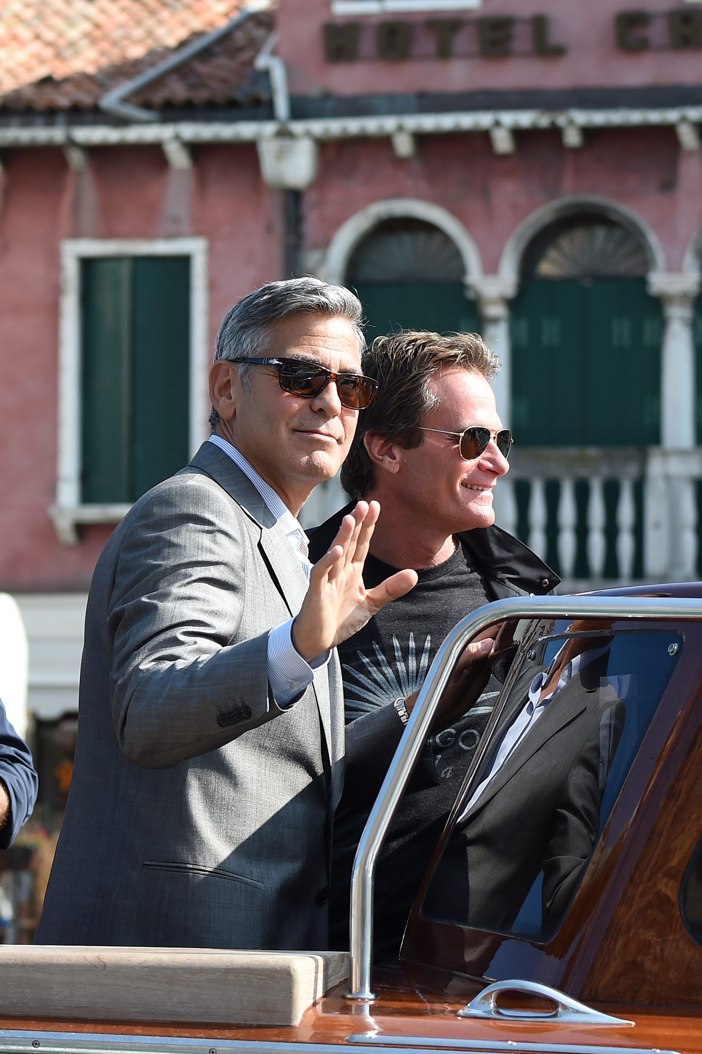 George Clooney and Rande Gerber