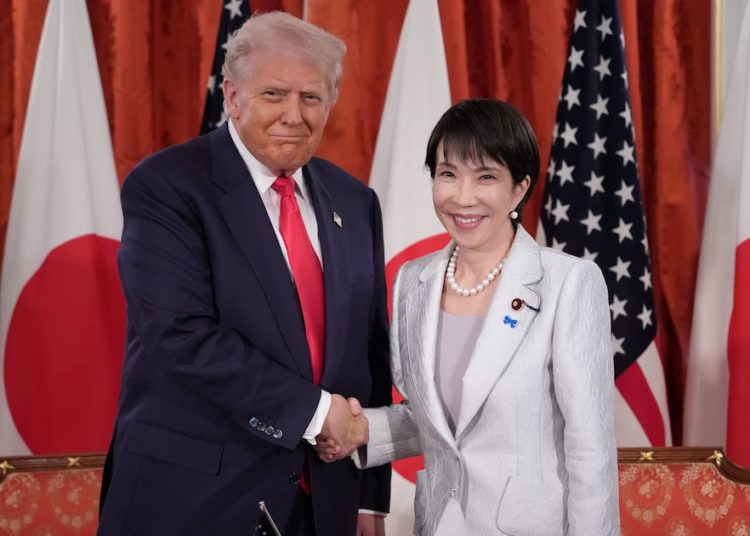 Trump, 79, Guided Around Room by Japan’s New PM