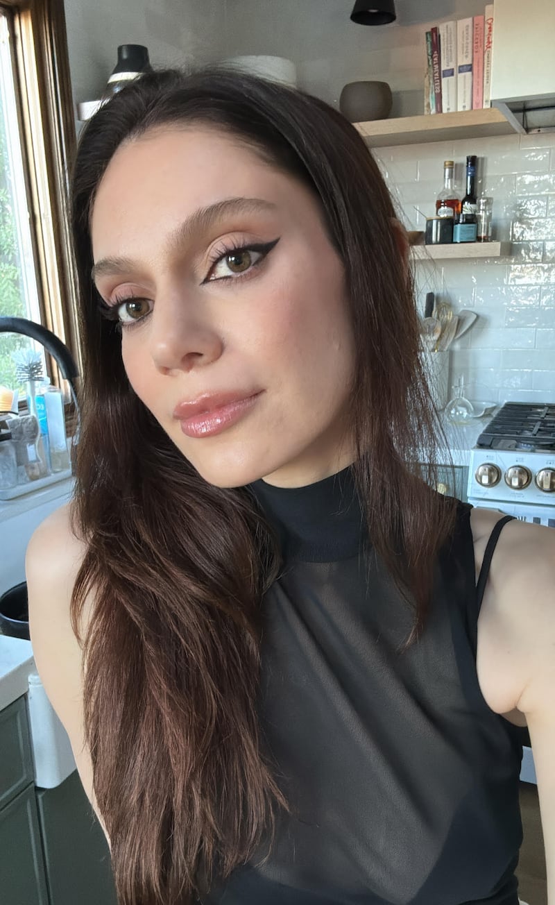 Jessica Ourisman wearing Victoria Beckham Beauty Foundation