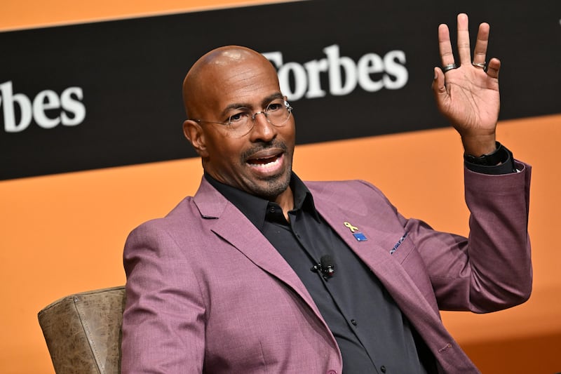 Van Jones speaks onstage during 2025 ForbesBLK Summit at Ray Charles Performing Arts Center Morehouse College.