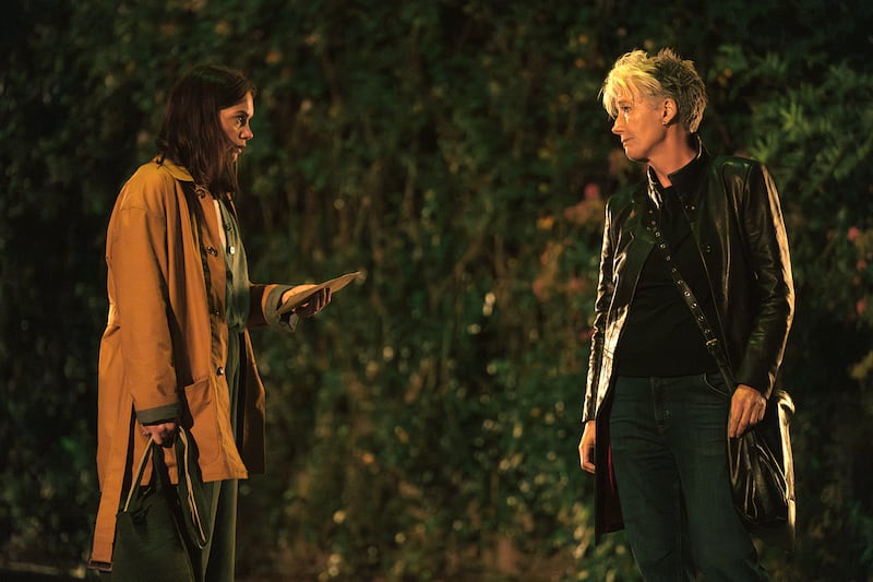 Emma Thompson and Ruth Wilson in Down Cemetery Road.