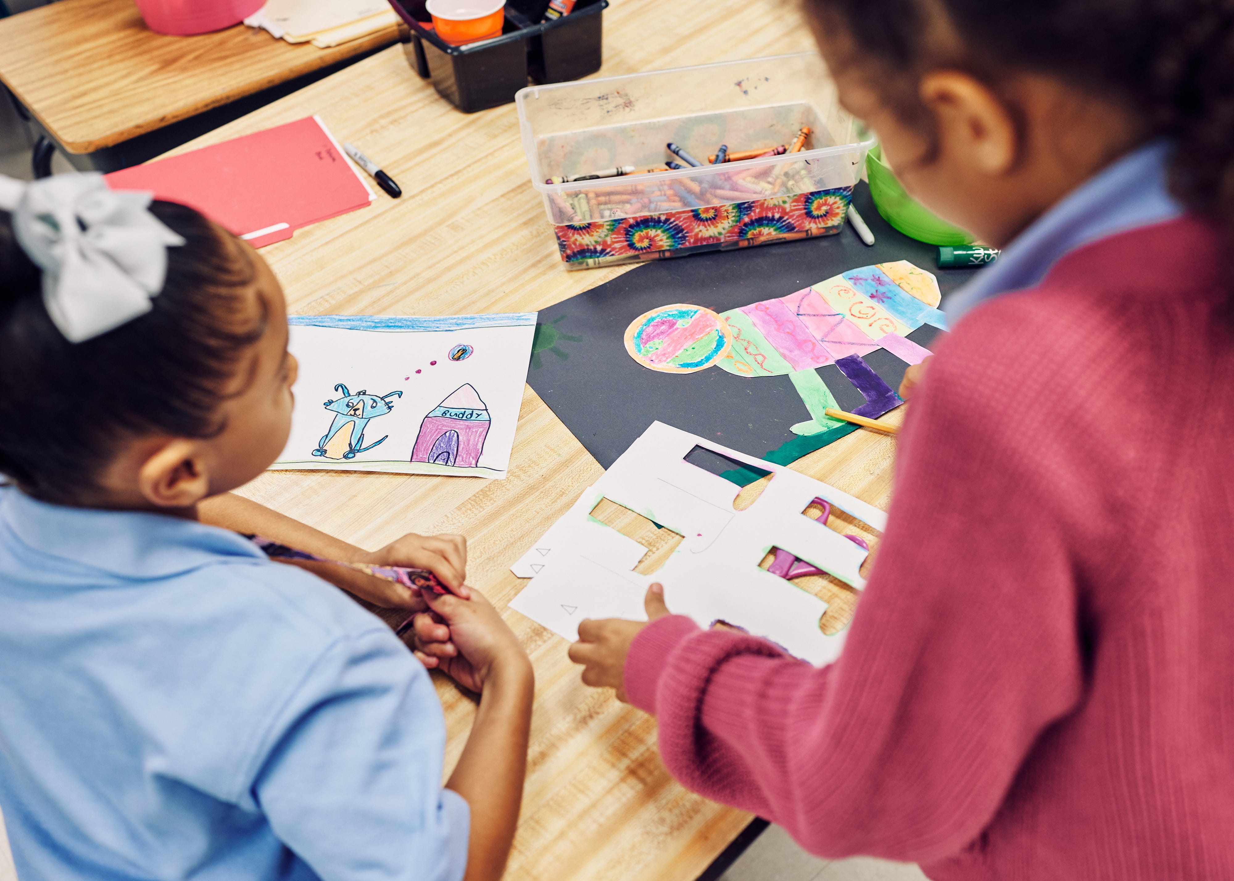 Students at Coral Cove