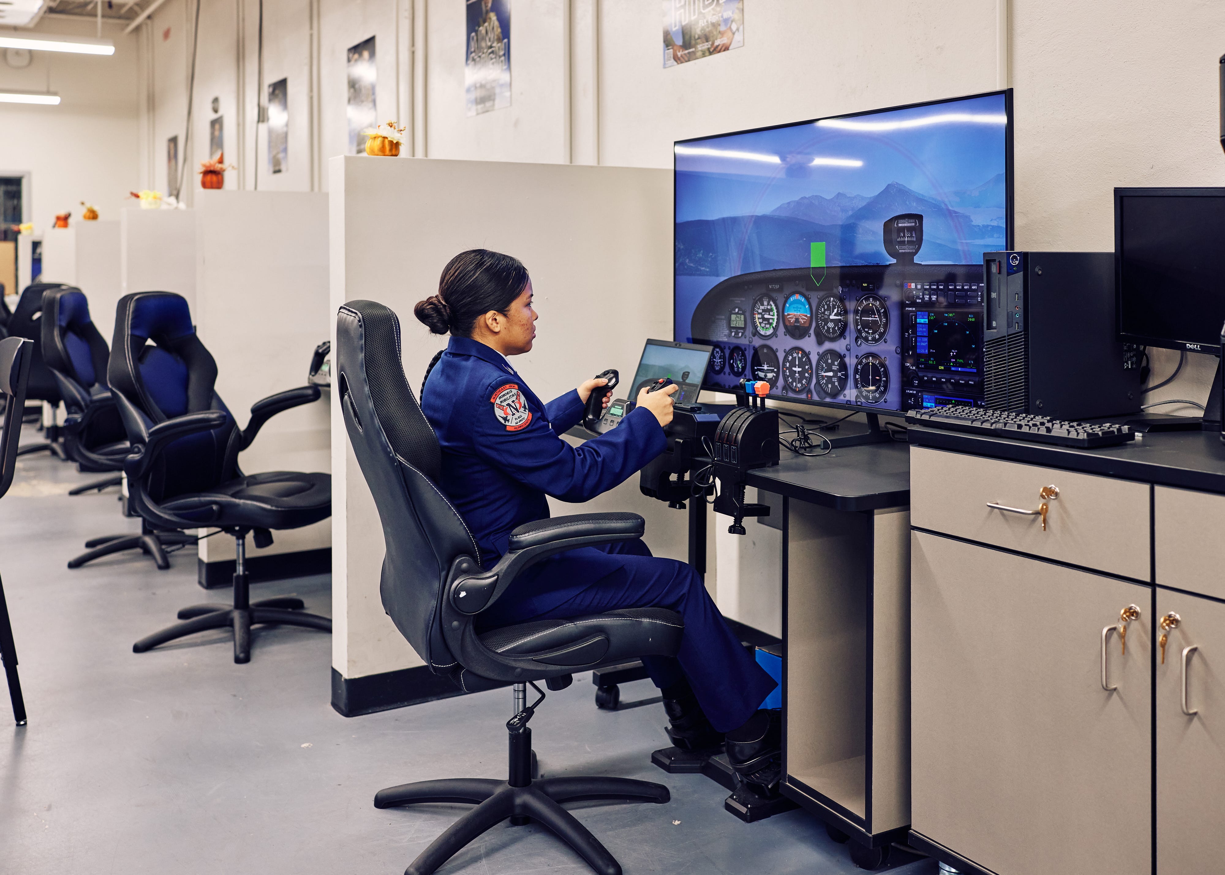 A student at Northeast High School