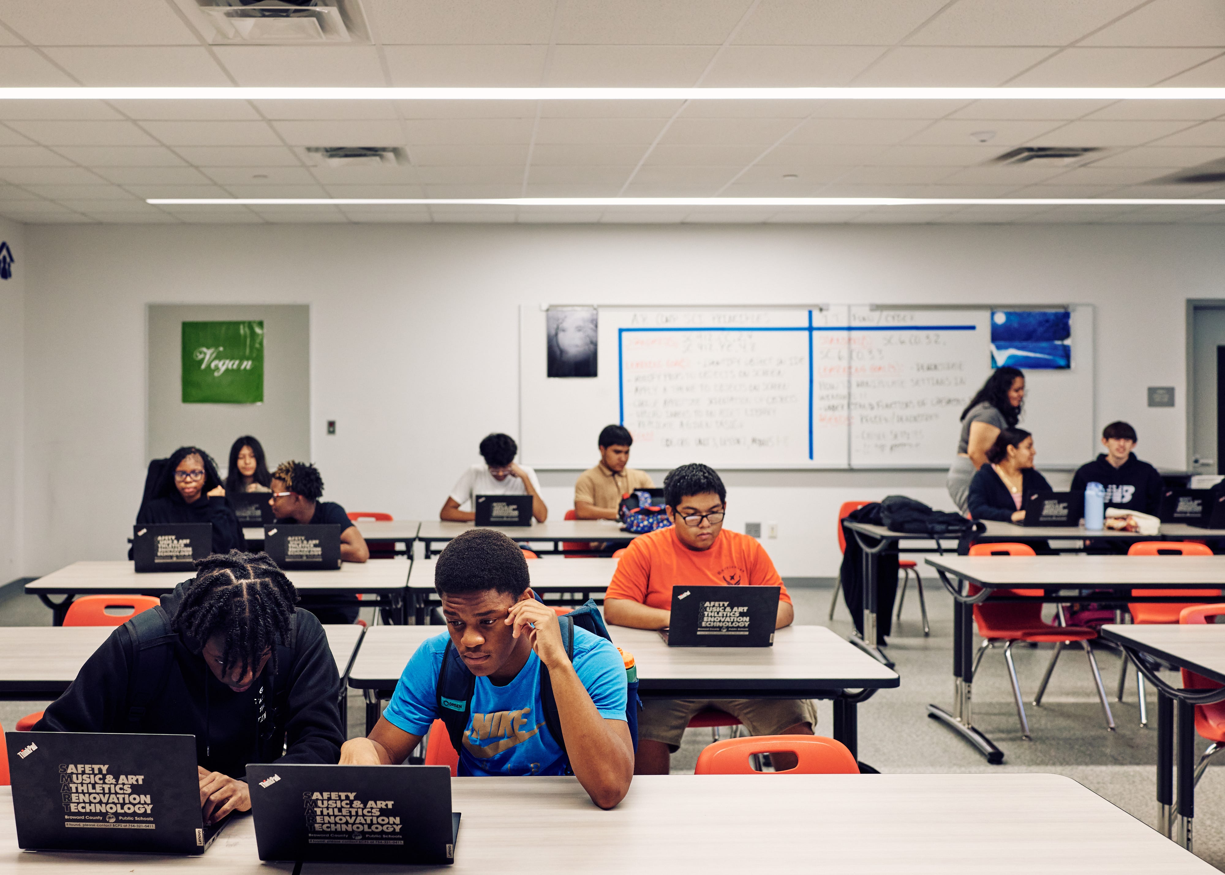 Students at Northeast High School