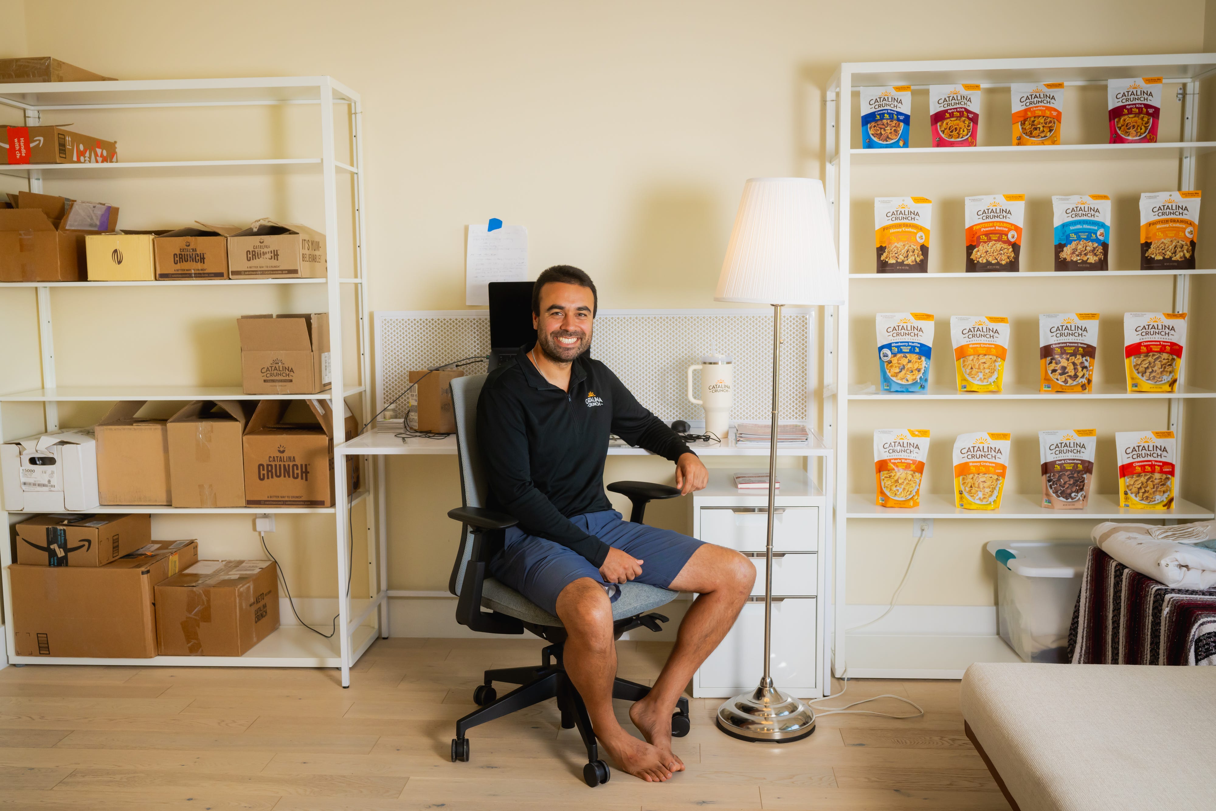 Krishna Kaliannan- founder of Catalina Crunch