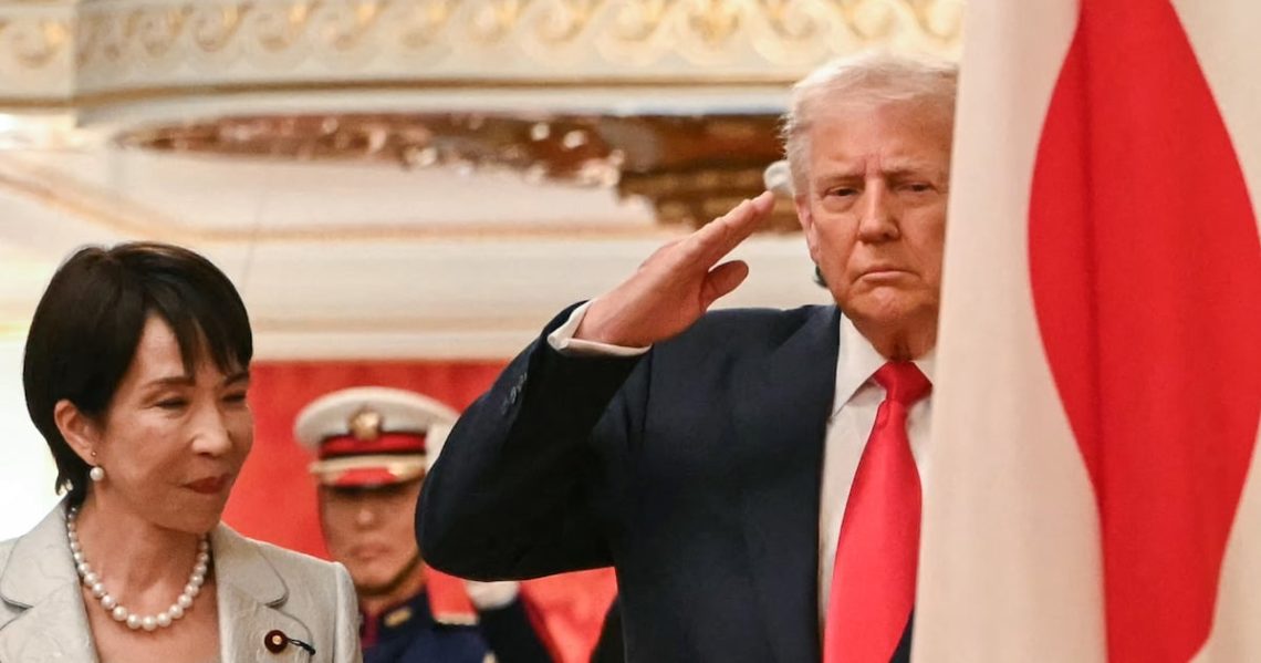 Daily Show Skewers Trump Being Led Around Japan Like a Dog