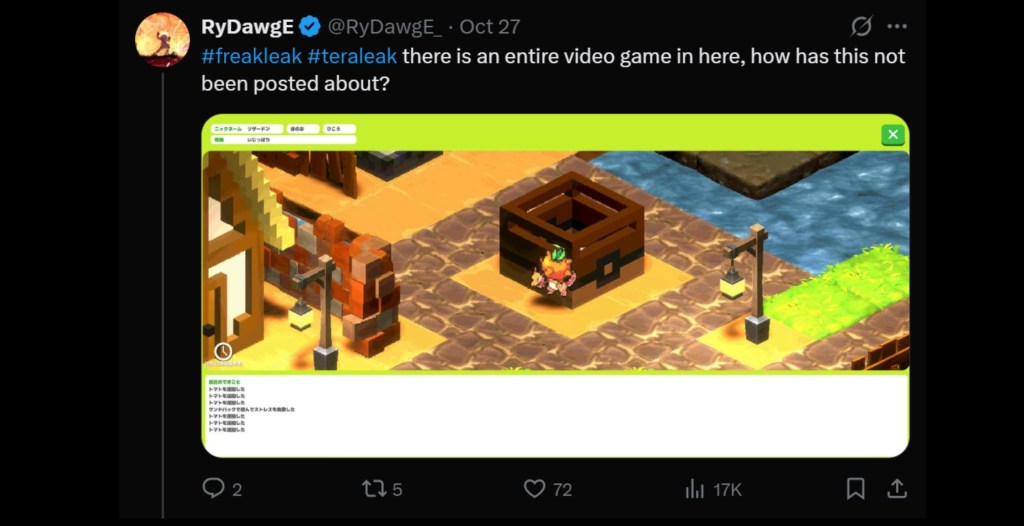 Pokémon Pokopia Playable Beta Leaked