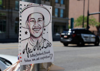 Months after a man was killed at a ‘No Kings’ march, no one has been charged. His wife wants answers