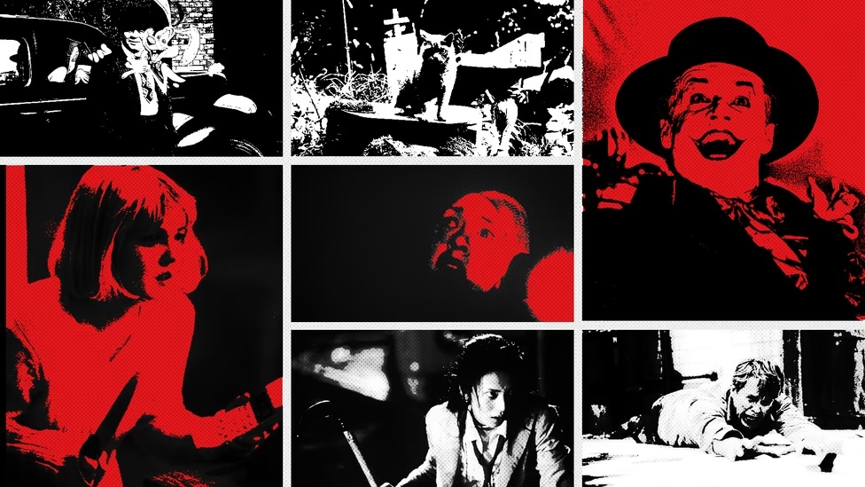 scary movies illustration