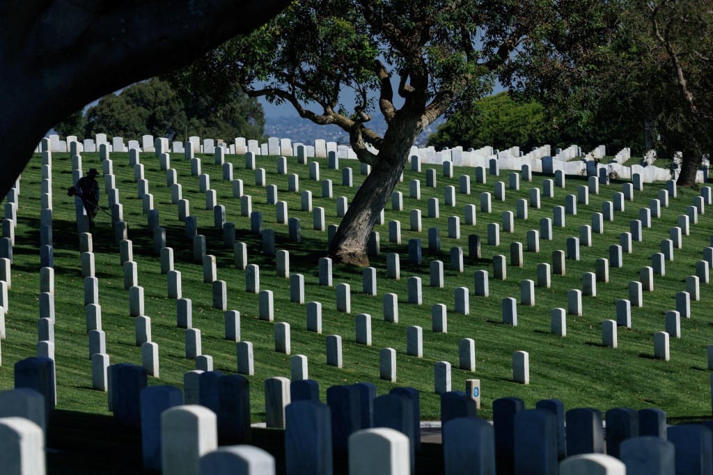 Fort Rosecrans National Cemetery in San Diego Calif.