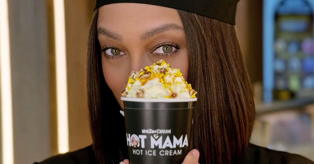 Tyra Banks Says It’s ‘Hot Ice Cream.’ Everyone Else Just Says, ‘Huh?’