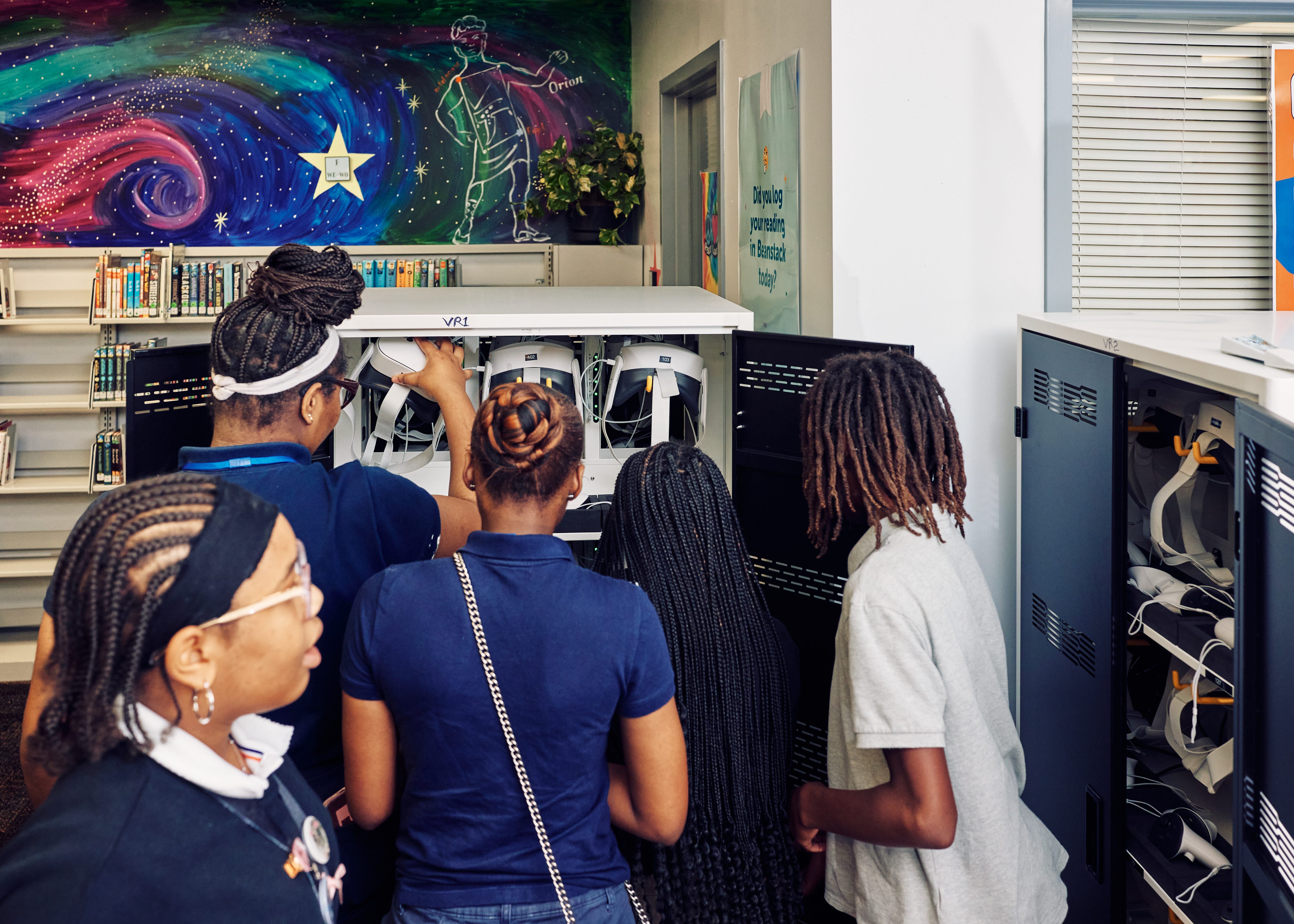 Students at Millennium Collegiate Academy