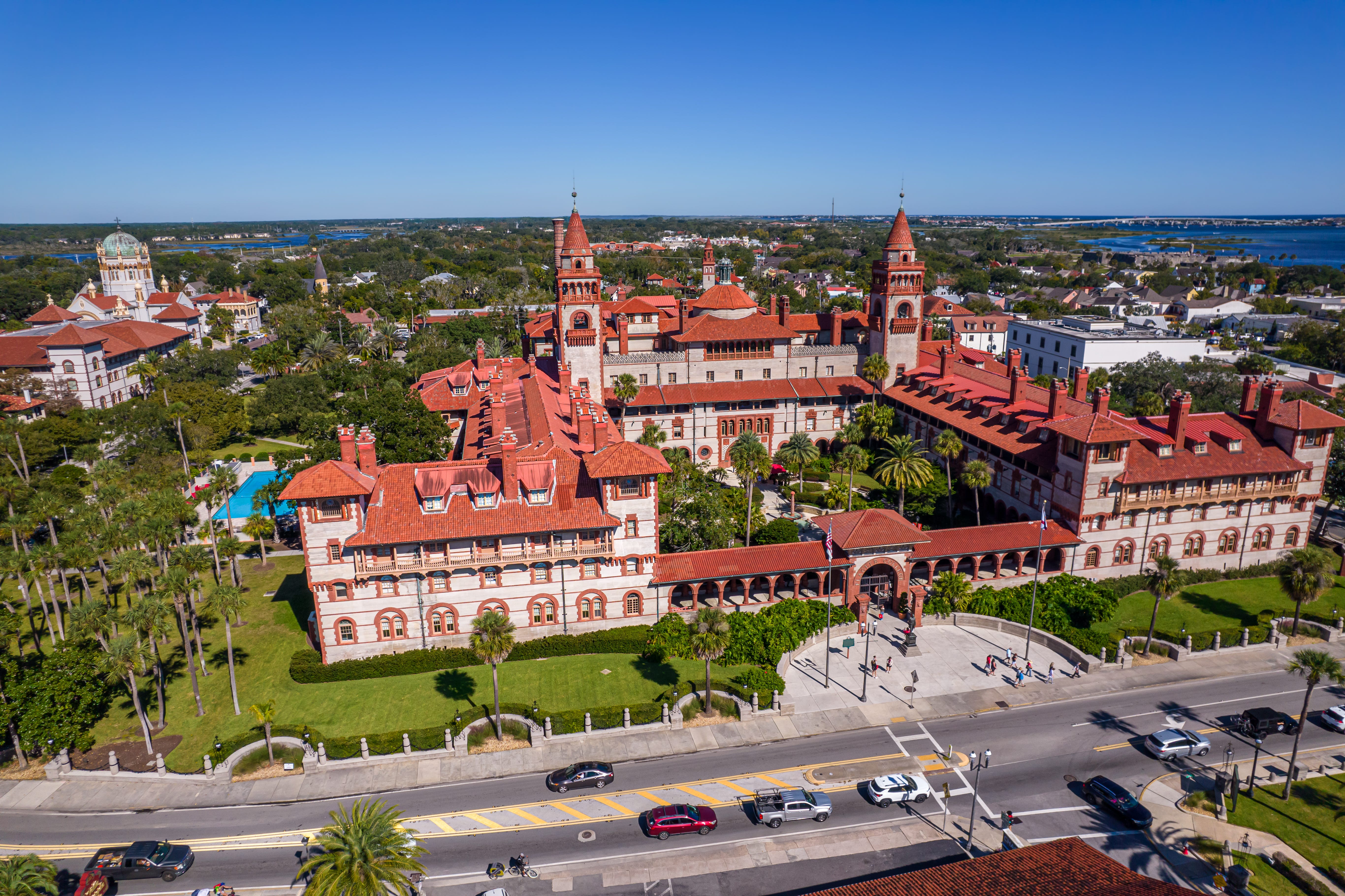 Aerial view of Flagler College