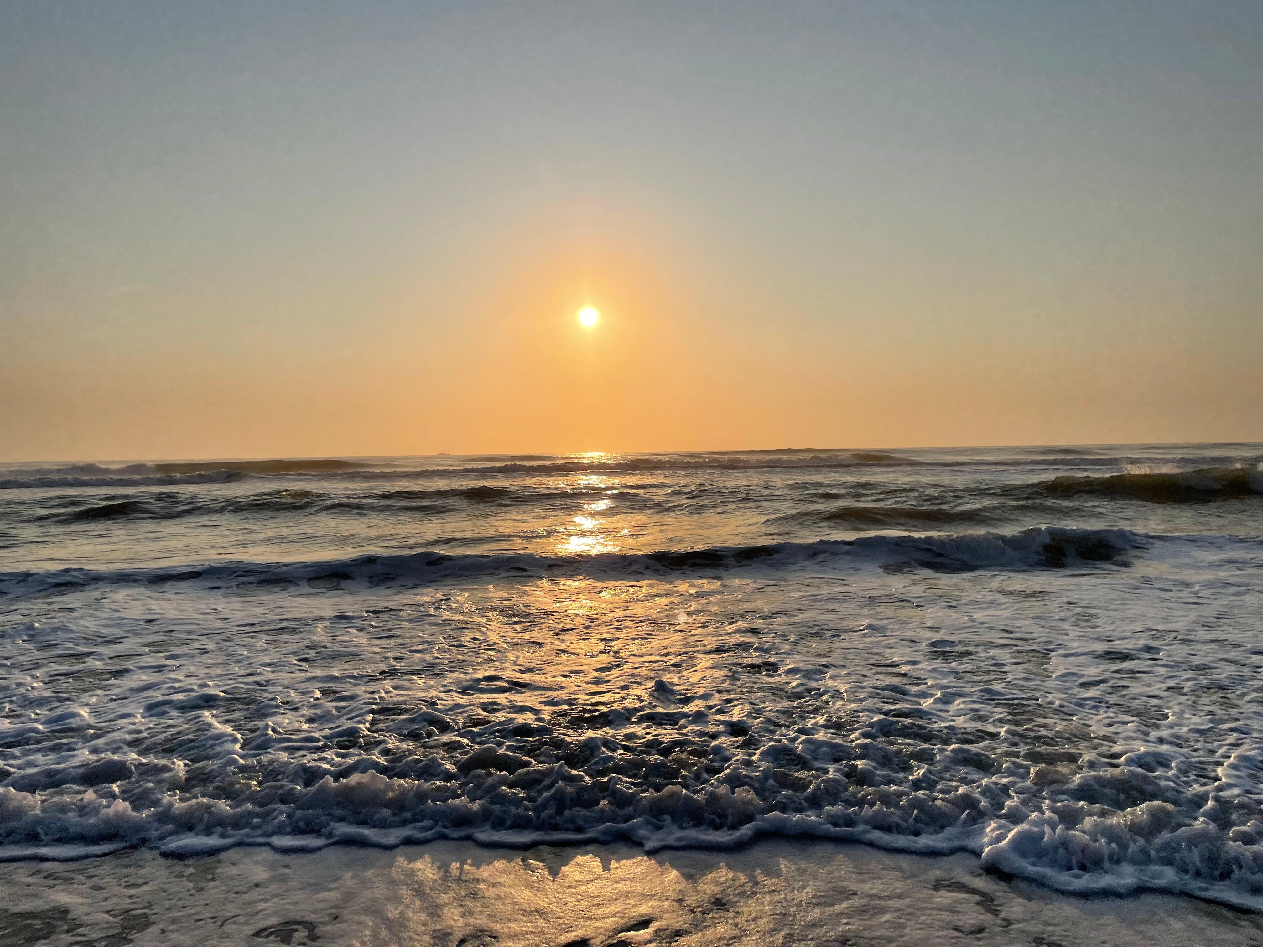 Sunset over Atlantic Ocean