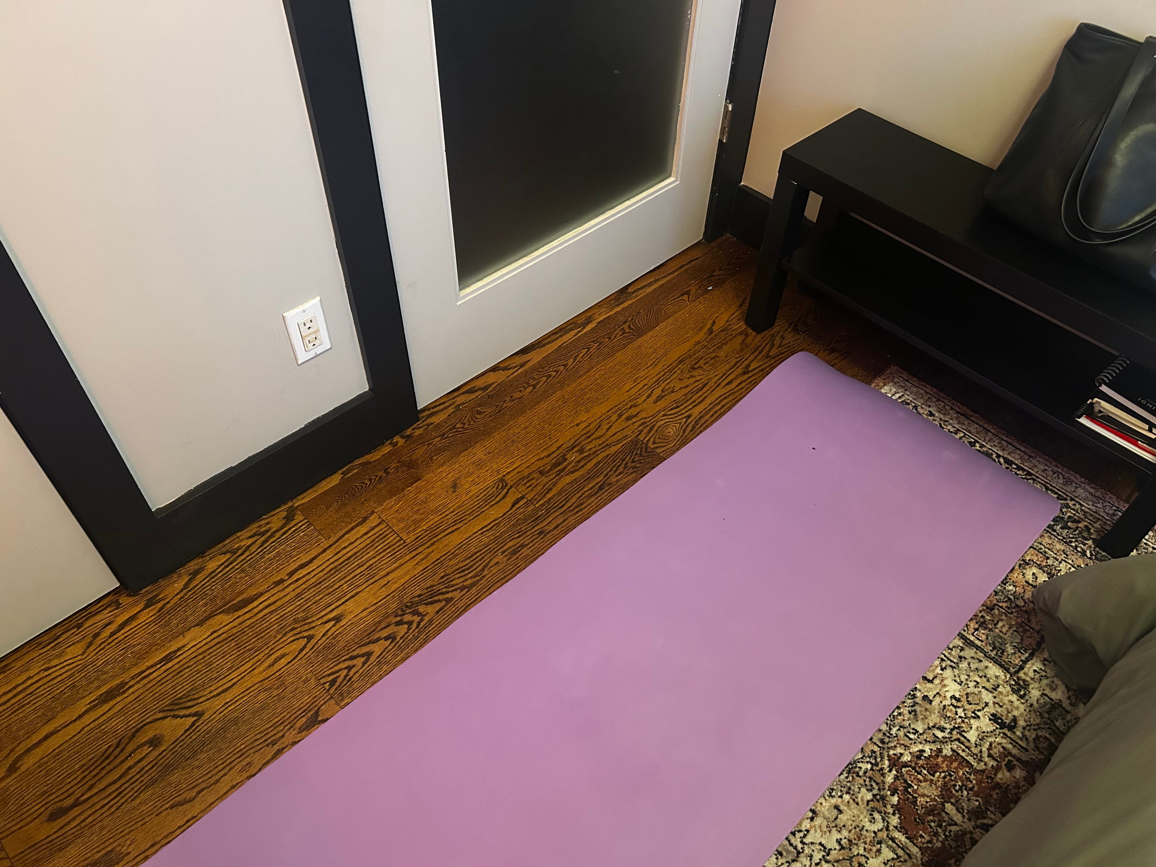 martha stewart's morning routine pilates mat setup room day three