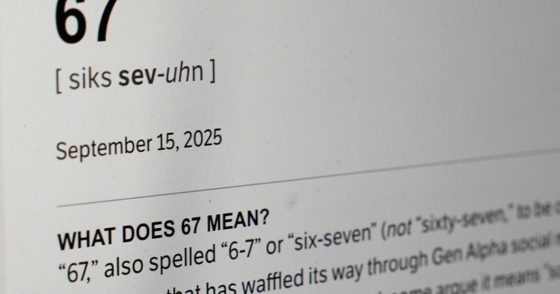 Dictionary.com’s word of the year is ‘6-7.’ But is it even a word and what does it mean?