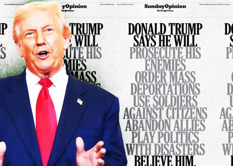 Chilling NYT Cover Goes Viral After Trump Confirms Its Worst Fears