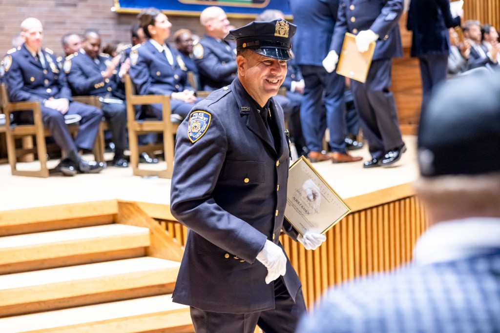 Albert Ramos, 58, was promoted to Detective First Grade about 10 years after he and his partner jumped into action to save the life of a Russian tourist stabbed in Los Angeles.