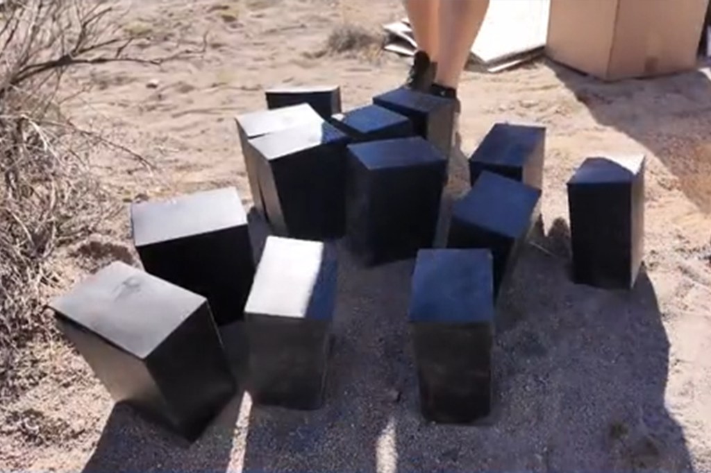 Crews from Palm Mortuaries and Cemeteries removed approximately 315 piles of the cremains from the site.