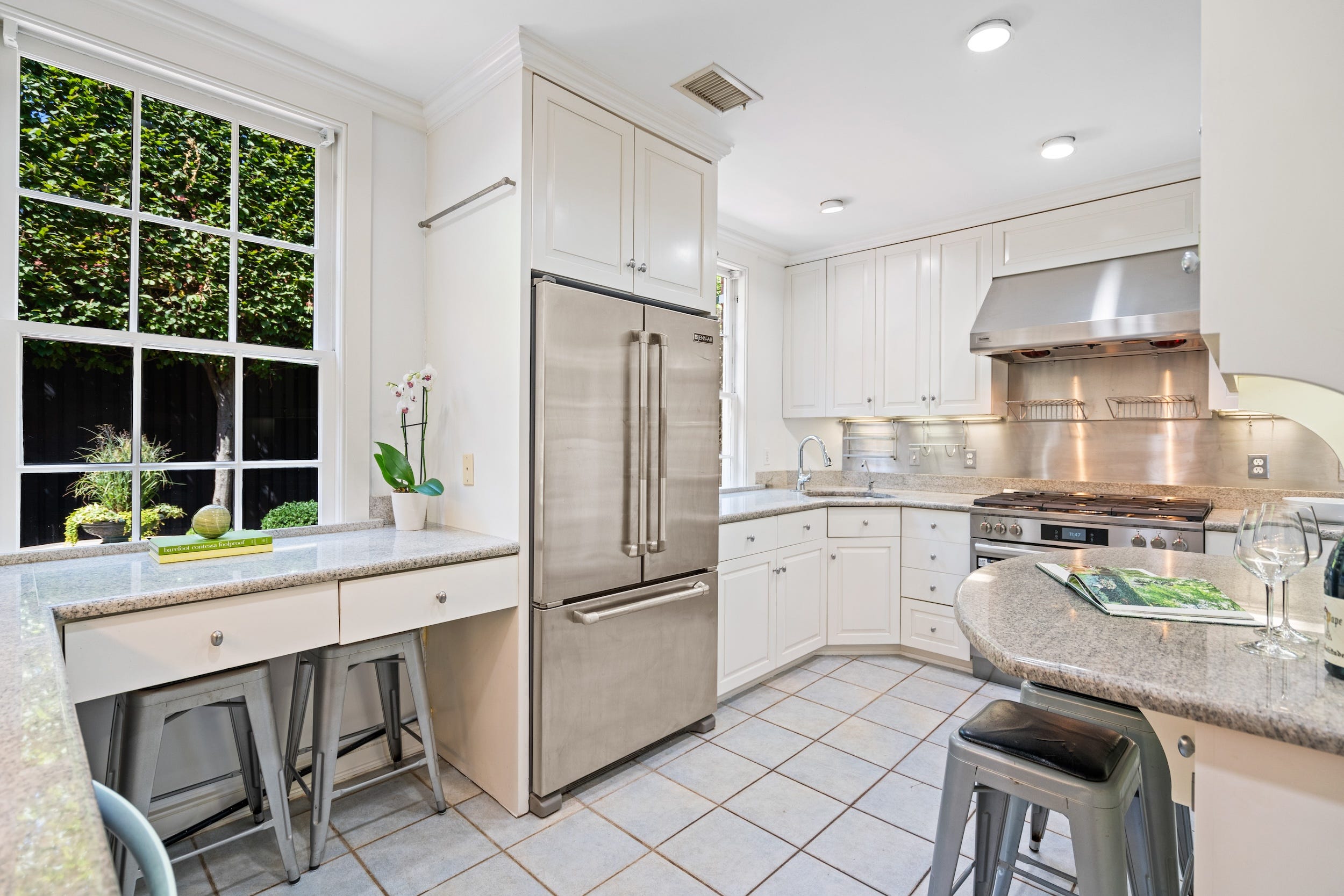 The kitchen inside of a Washington, DC, home.