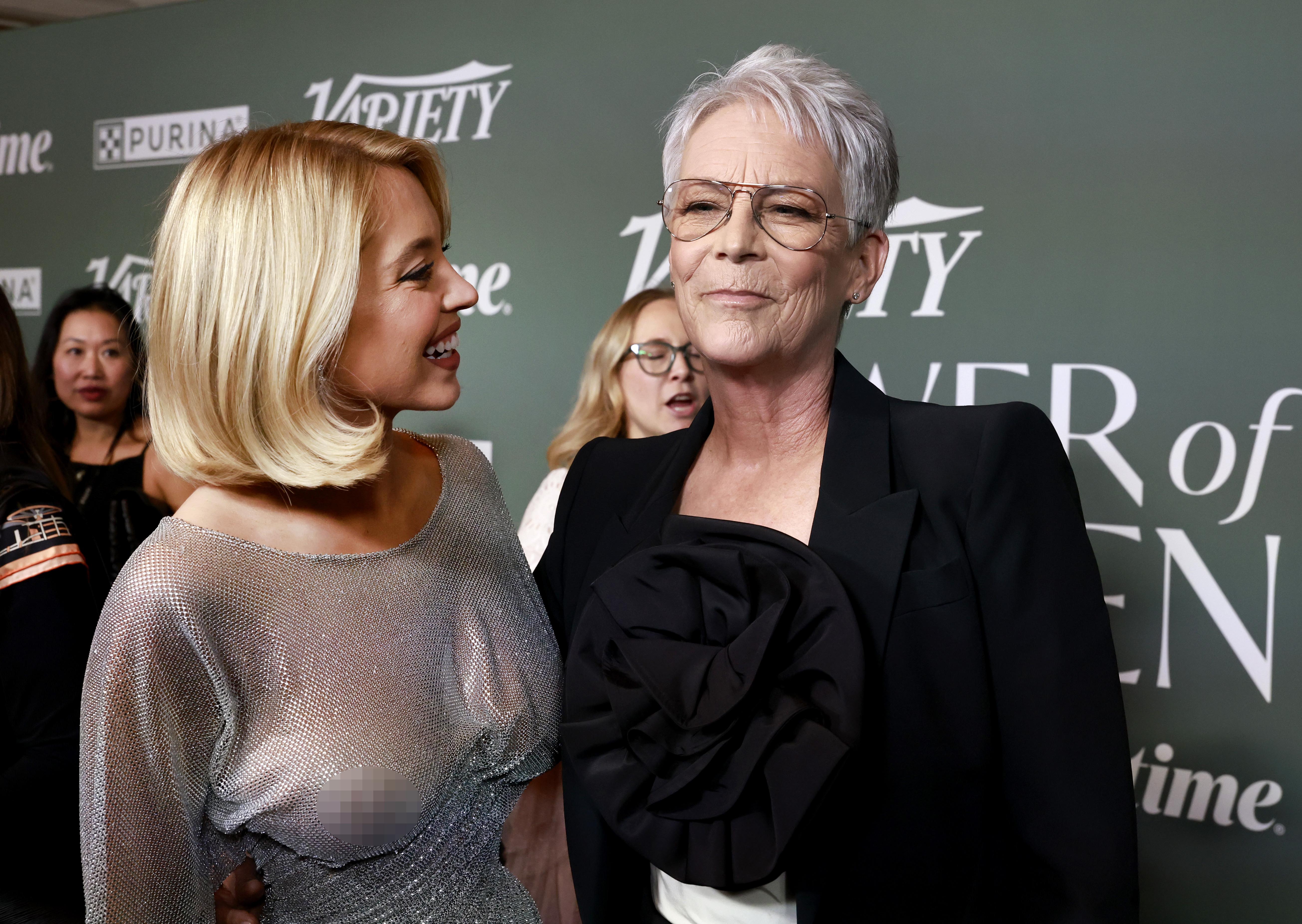 Sydney Sweeney and Jamie Lee Curtis attend Variety's 2025 Power Of Women event.