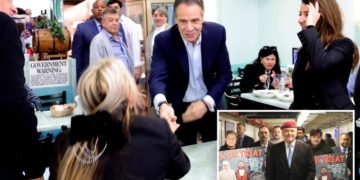 Cuomo courts Sliwa voters in Russian NYC neighborhood — warning against danger of socialist Zohran Mamdani