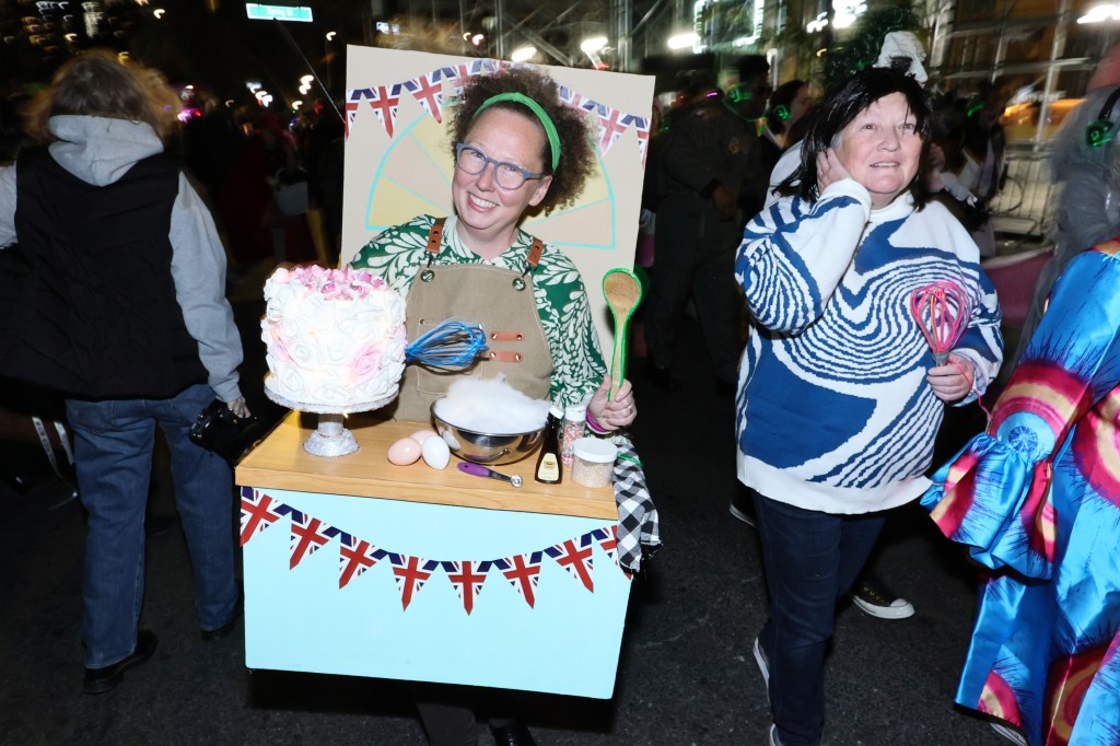 Participants in the annual Village Halloween Parade prepare to march through lower Manhattan on October 31, 2025 in New York City.