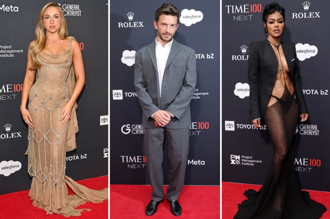 2025 TIME100 Next red carpet: Tate McRae, Jonathan Bailey, Teyana Taylor and more