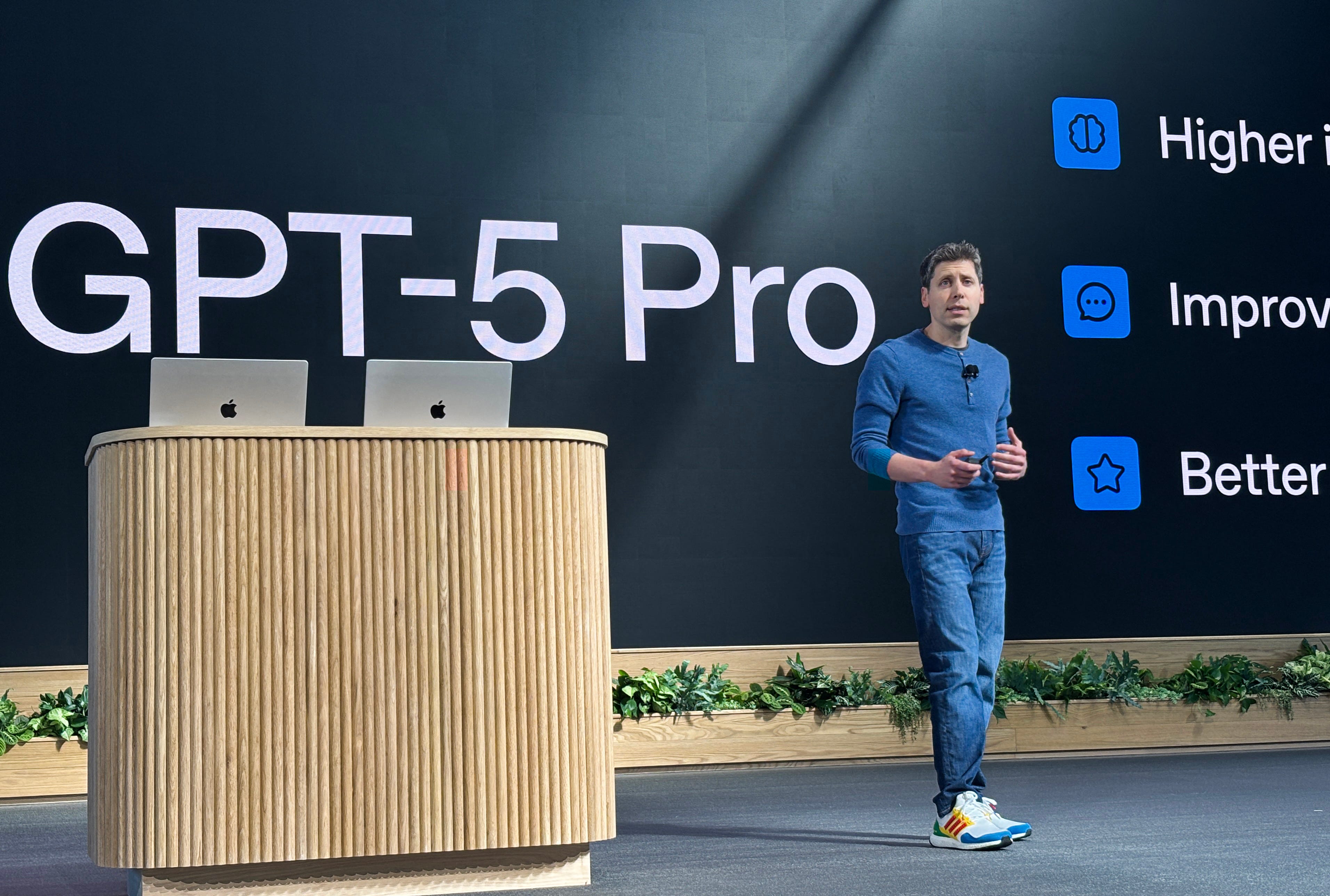 Sam Altman at OpenAI's DevDay
